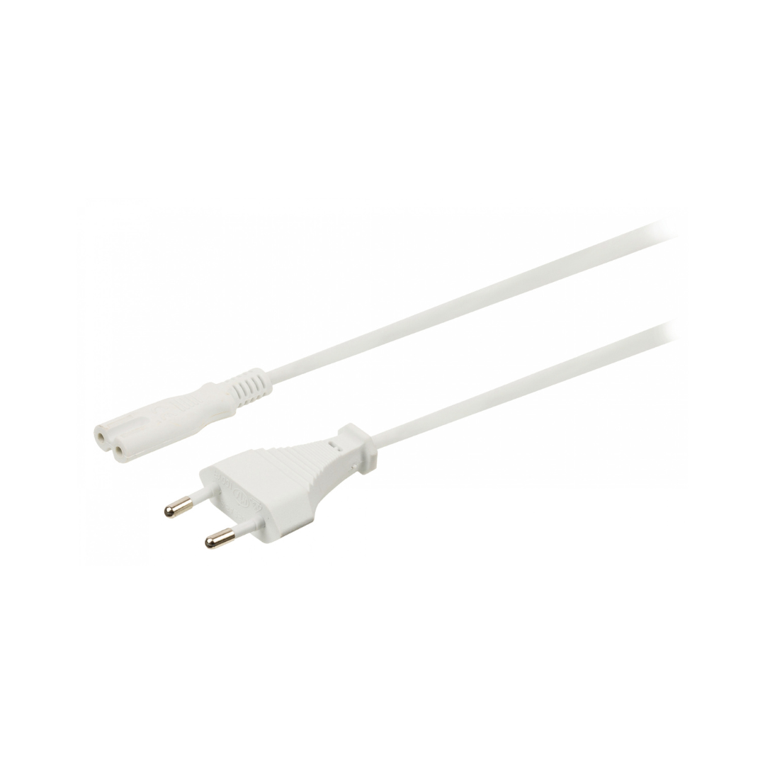 Cable Europeo-iec-320-c7 Blanco 3m Cables