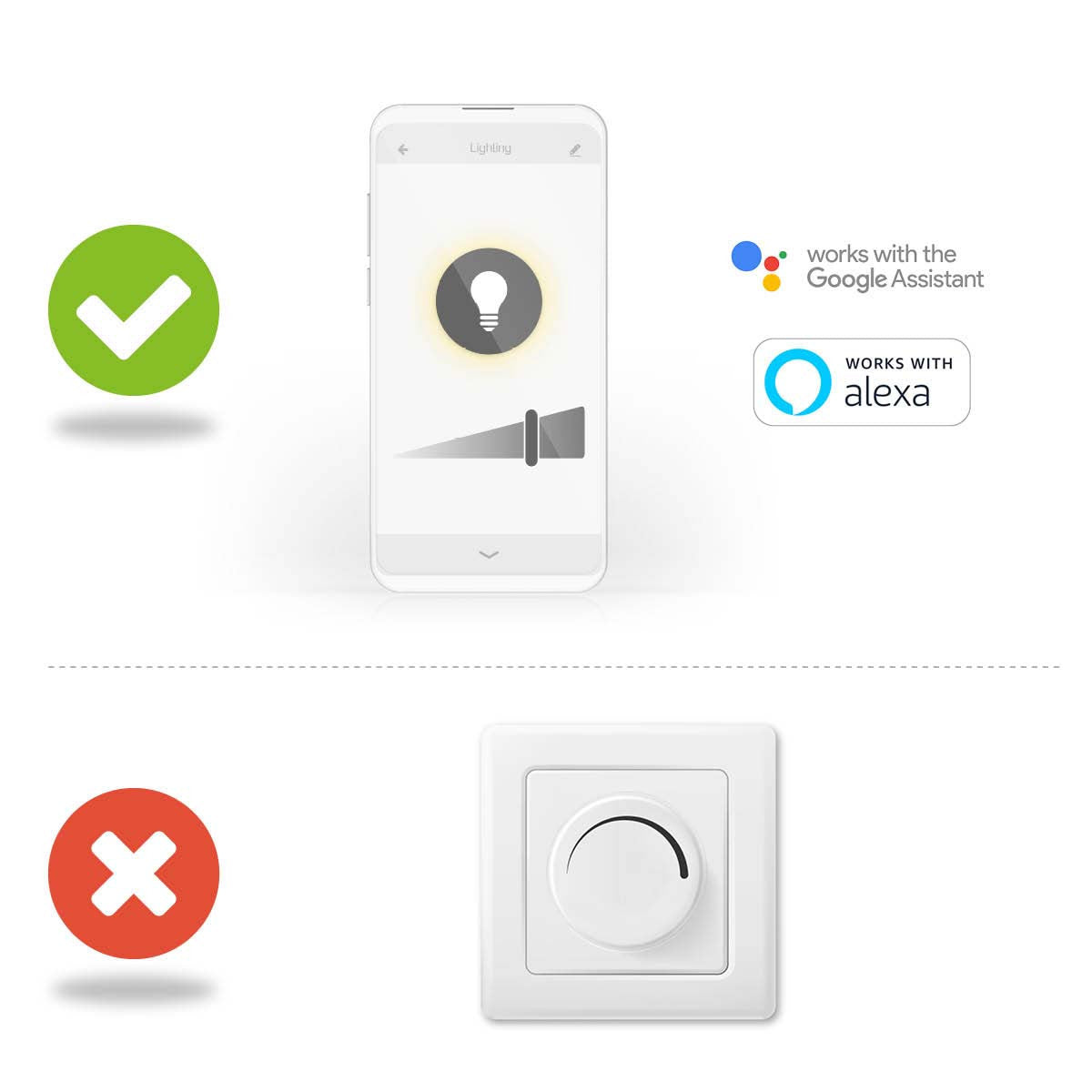 Bombilla LED Wi-fi Inteligente | E14 C37 5 W 400 lm Blanca