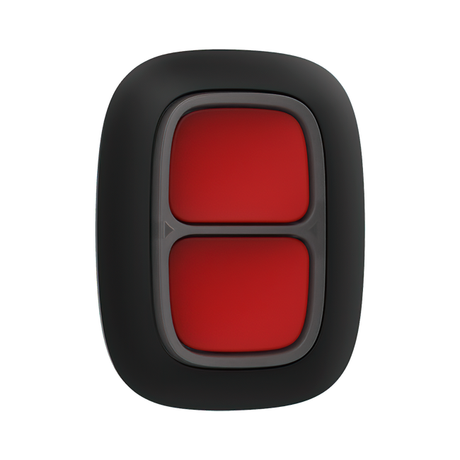 Ajax DoubleButton Panic Button Black Anti-False Alarms