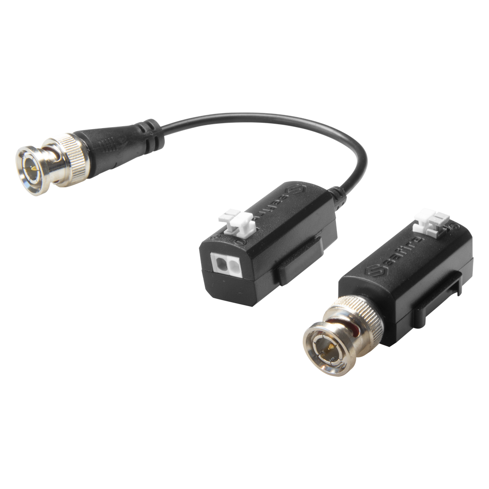 Transcetor passivo de par entrançado 4 em 1 Safire (HDTVI, HDCVI, AHD, CVBS)