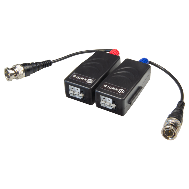 Passive Twisted Pair Transceiver - 4N1 (Hdtvi / Hdcvi AHD Cvbs) 1 Passive Video Channel, 2 Pin Connector Range: 190 ~ 440 