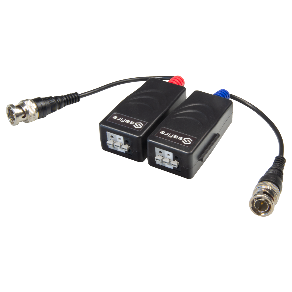 Passive Twisted Pair Transceiver - 4N1 (Hdtvi / Hdcvi AHD Cvbs) 1 Passive Video Channel, 2 Pin Connector Range: 190 ~ 440 