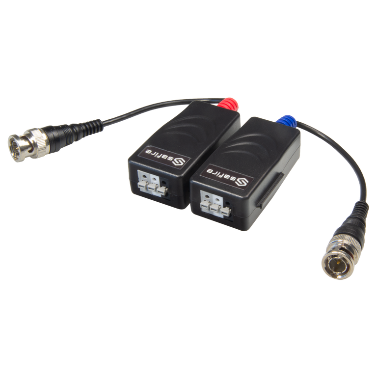 Passive Twisted Pair Transceiver - 4N1 (Hdtvi / Hdcvi AHD Cvbs) 1 Passive Video Channel, 2 Pin Connector Range: 190 ~ 440 
