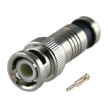 Conector BNC de compressão rápida compatível com RG59 e CON115CRIM 38 mm (Fo) 10 (An) 11 g 