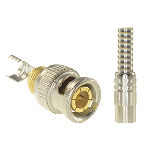Conector Safire - BNC Para Soldar Adaptado a Rg59