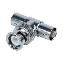 Conector Safire Derivador Tipo 'T' - BNC Macho 2 Hembra