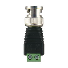 Safire - Conector BNC macho de 40 mm com 2 terminais e saída +/-