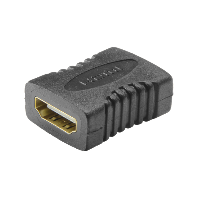 Conector de cabo HDMI - Conectores tipo A, adaptador macho para fêmea, banhado a ouro 24K 