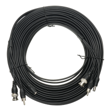 Cabo combinado RG59 + áudio DC - Mini com conector BNC