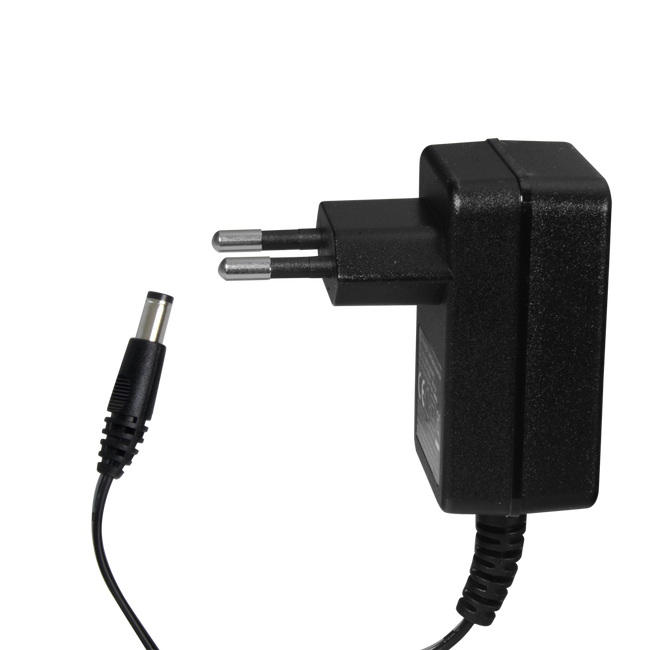 Fonte de alimentação eletrónica - 12 V / 1000 mA Dimensões reduzidas 7 (A) x 3 (L) x 3,5 (P) cm 130 g Fontes de alimentação estabilizadas 