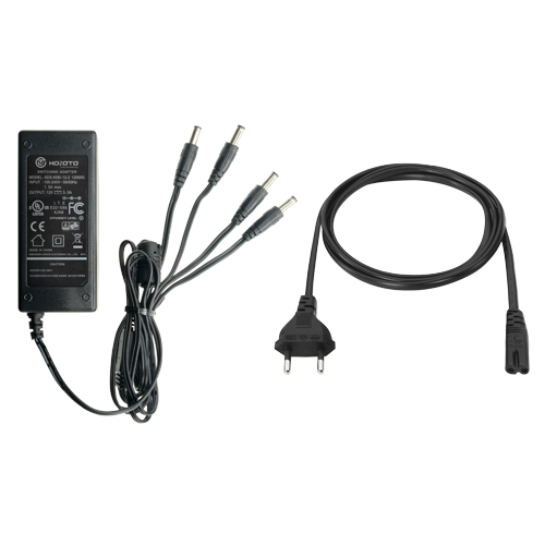 Switching Power Supply - DC 12V 5A Output, 4 Outputs