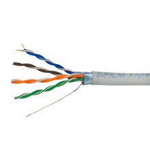 Cable FTP - Categoría 5E Rollo de 305 Metros Cubierta Color Gris Diámetro 5.5 mm Compatible con Baluns Cables