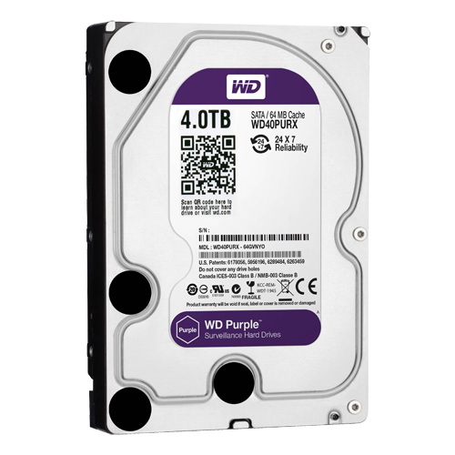 Hard Drive - Capacity 4 TB Interface SATA 6 Gb/s