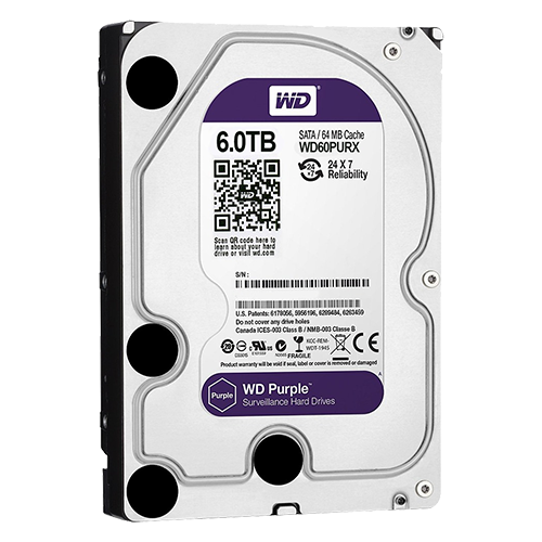 Hard Drive - Capacity 6 TB Interface SATA 6 Gb/s 
