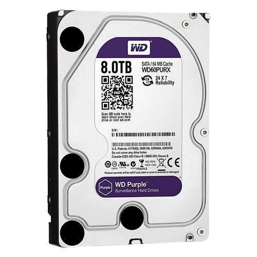 Hard Drive - Capacity 8 TB Interface SATA 6 Gb/s