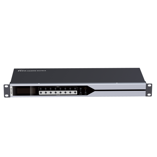 Multiplicador de sinal HDMI - 8 entradas/saídas até 4K (entrada e saída), permite controlo remoto, fonte de alimentação de 12V DC. 
