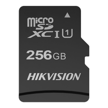 Tarjeta de Memoria Hikvision - Capacidad 256 GB Clase 10 U1 Hasta 300 Ciclos Escritura Fat32 Ideal Para Móviles, Tablets, etc