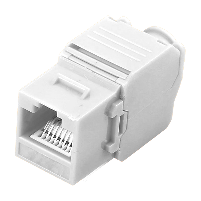 Connector for UTP Cables - RJ45 Output Compatible Category 5E Easy Installation without Tools Low Loss K 