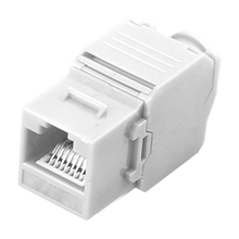 Conector de cabo UTP - Saída RJ45 compatível com a categoria 5E, fácil instalação sem ferramentas, baixa perda de sinal. 
