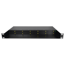 Metal Chassis - For Racking Up to: 12 Media Converters Dual Power Supply 1U 19" 