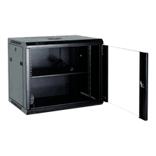 Armario Rack Para Pared - Hasta 6U de 19" 100 Kg Carga Con Ventilación y Pasacables Profundidad 600 mm