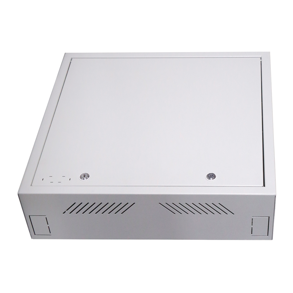 Safe - Special for Wall Mounting, Vertical Format, 2 Keys and Identical Locks, Side Entrances