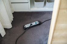 Brennenstuhl Premium-Alu-Line 4-Way Power Strip with 5m Cable (with Switch, Mountable, Made in Germany) Black/Grey