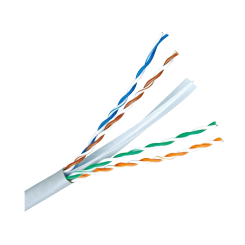Cable UTP Safire - Categoría 6 Rollo de 305 Metros Cubierta Color Gris Diámetro 5.5 mm Compatible con Baluns