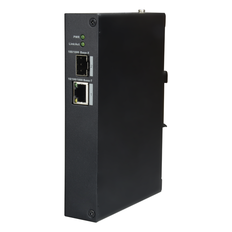 X-security - Desktop Switch 1 Port1 Rj45 + SFP Fiber Port Speed ​​100/1000 Mbps Plug &amp; Play Technology Saving 