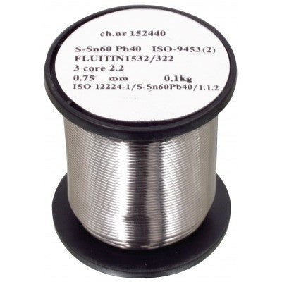 Arame de soldar Cookson, 0,75 mm, 500 g