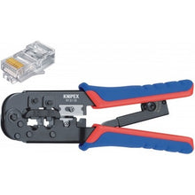 Alicates de palanca de crimpado para conectores Western de Knipex