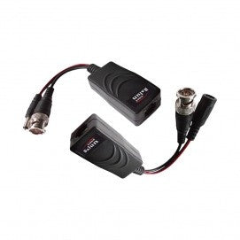 Kit conversor de vídeo e alimentação UTP para HDCVI/TVI/AHD até 4K com RJ45 (2 unidades)