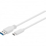 Cable Usb-c a USB 3.0, Blanco de 1 Metro