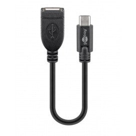 Cabo adaptador USB-C para USB 2.0 fêmea de 0,2 m