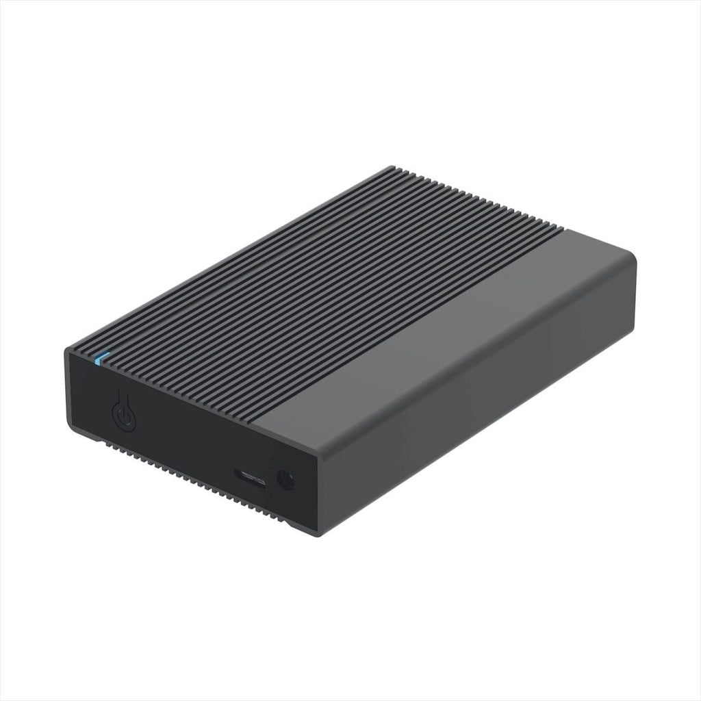 Caixa externa de 3,5" para discos rígidos SATA I, II e III com ligação USB 3.0/USB 3.1 Gen1, preto