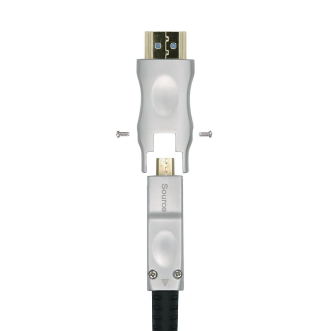 Premium Detachable HDMI V2.0 AOC Cable High Speed / HEC 4K@60Hz 4:4:4 18Gbps Black 30 Meters