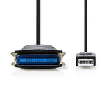 Cable USB-A macho - Centronics 36 pines macho de 2 metros