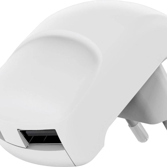 Carregador com 2 saídas USB, branco