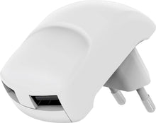 Carregador com 2 saídas USB, branco