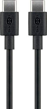 Cable de carga y sincronización USB-C™ de 60 W de 0.5m negro