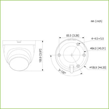 Domo HDCVI de 5 m com dWDR LED de 30 m e 2,8 mm, IP67, com sensor PIR para maior segurança e fácil instalação.