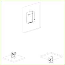 Mini câmara IP H265 com orifício para pinos, 2M DN WDR, 2,8mm IVS, entrada/saída de áudio + unidade principal AI.