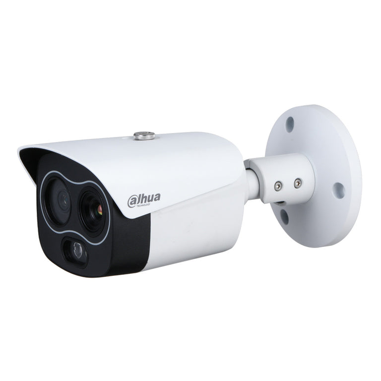 Câmara térmica IP dupla 256*192 7mm+4M 8mm IP67 12V PoE Wi-Fi