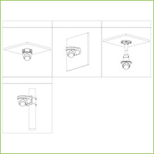 Domo IP H265 5M DN WDR Starlight IR50m 2.8mm IP67 PoE MIC AI