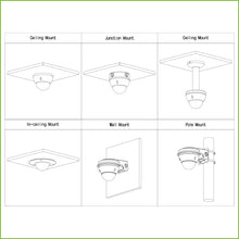 H265 IP Dome 8M DN WDR Starlight+ IR40m 2.7-12VFM IK10 IP67 ePoE SD AUDIO I/O AI
