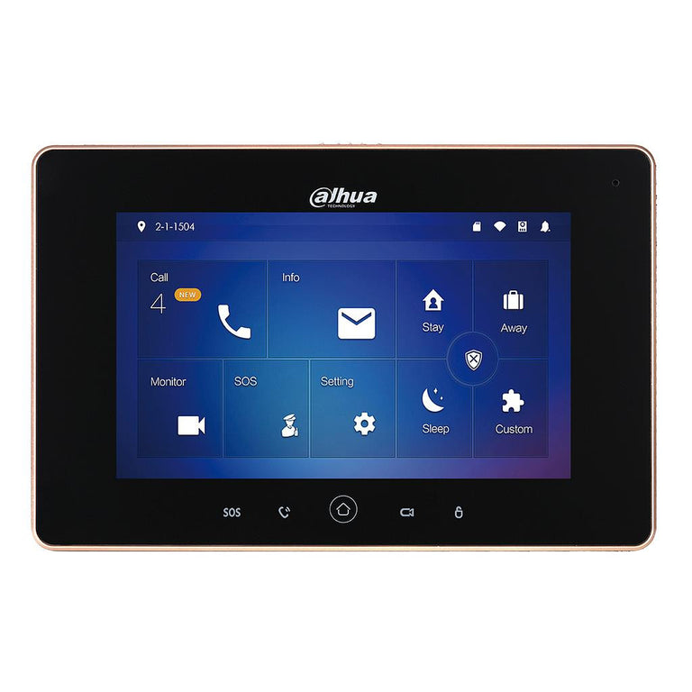 Monitor interno de 7 polegadas para vídeo porteiro IP, Wi-Fi, PoE, SD 6E, 1S e alarme.