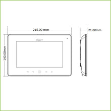 Monitor interno de 7 polegadas para vídeo porteiro IP, Wi-Fi, PoE, SD 6E, 1S e alarme.