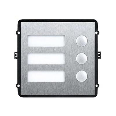 Modular Outdoor Station for IP Video Intercom with 3 Buttons