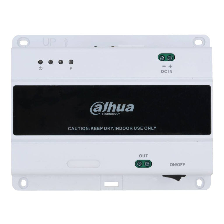 Switch de 1 porta e 2 fios para variador de frequência Dahua, 48 Vcc, fonte de alimentação não incluída.