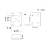 Caja conexiones IP66 para Domos motorizados series 4/5/6/8